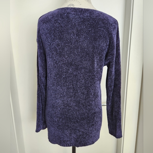 Otter 90s Chenille Yarn Sweater - Picture 4 of 9